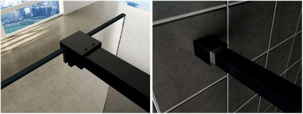 Slim stabilisatiestang 120 cm mat zwart - Afbeelding 2