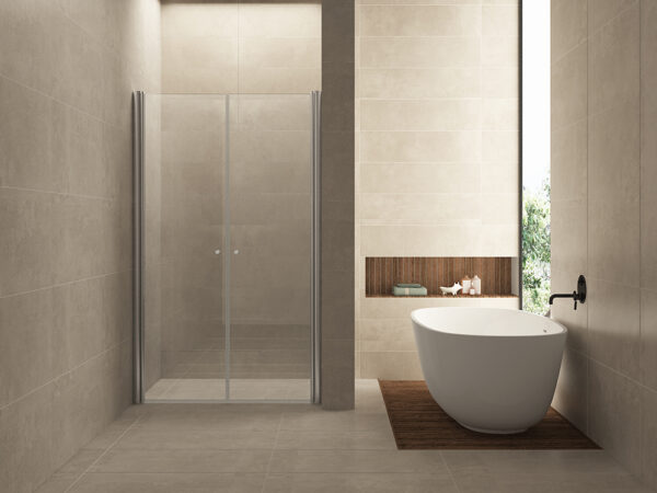 Pendeldeur in nis 800x2000 6mm NANO glas