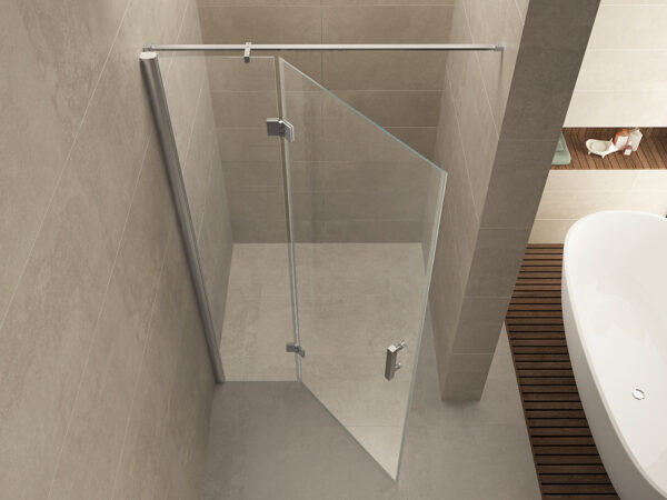 nis swingdeur + vast paneel 120 (60-60) x 200 NANO