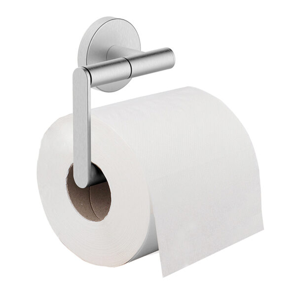 Alonzo toiletrolhouder zonder klep RVS geborsteld - Afbeelding 2
