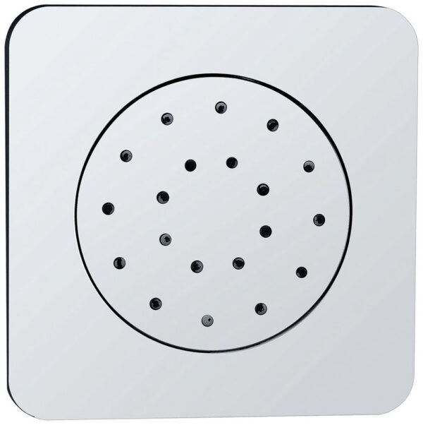 inbouw verstelbare zijdouche vierkant 135x135 ABS chr - Afbeelding 3