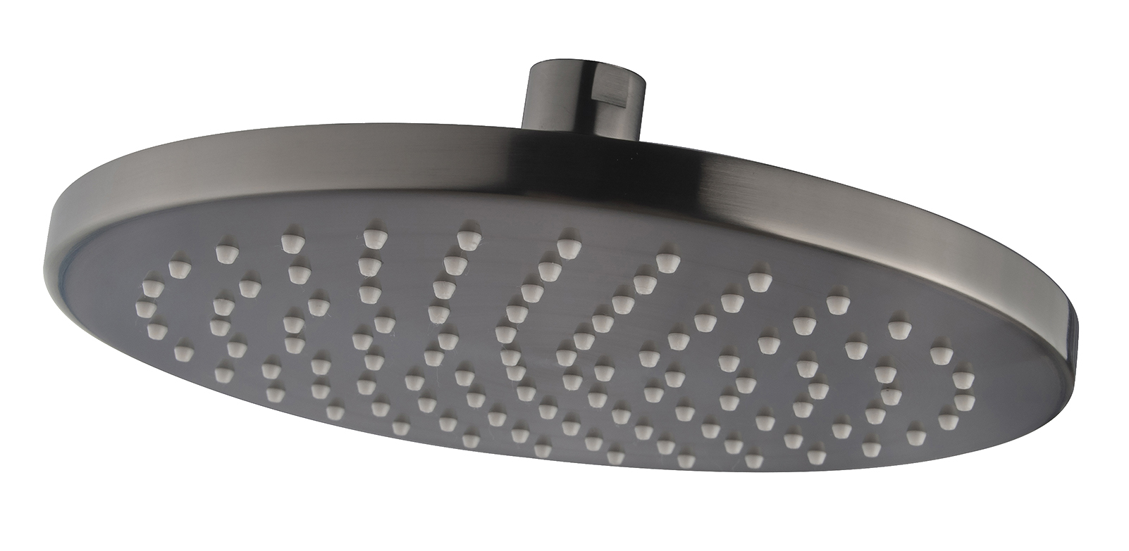 Caral hoofddouche rond 20 x 1,2 cm gunmetal