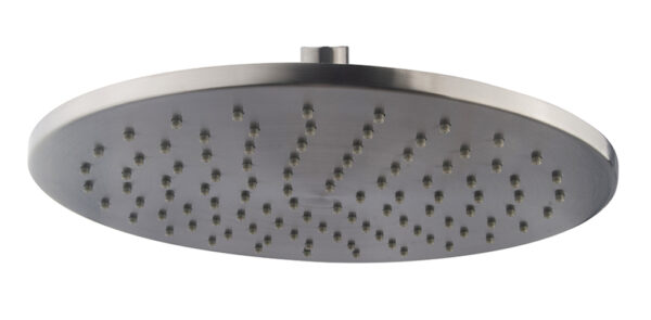 Caral hoofddouche rond 25 x 0,8 cm gunmetal