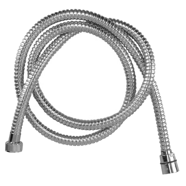 chroom doucheslang 125cm - Afbeelding 2