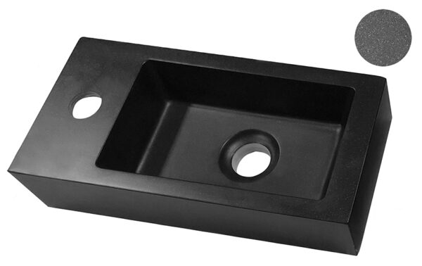 Rhea mini fontein links 36,5 x 18 x 9 cm quartz - Afbeelding 2