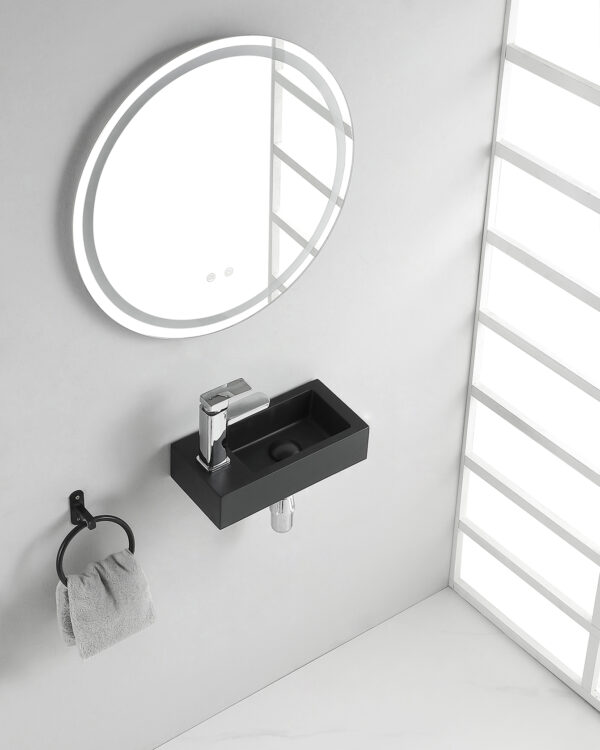 Rhea mini fontein links 36,5 x 18 x 9 cm quartz - Afbeelding 3