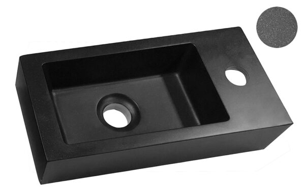 Rhea mini fontein rechts 36,5 x 18 x 9 cm quartz - Afbeelding 2
