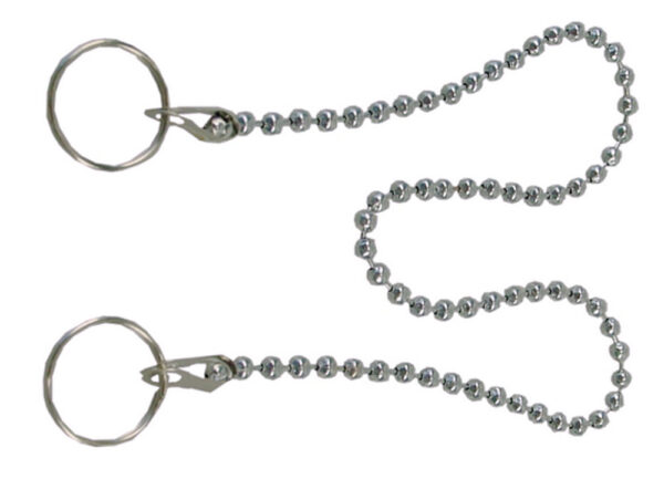 Kogelketting chroom 50cm - Afbeelding 2