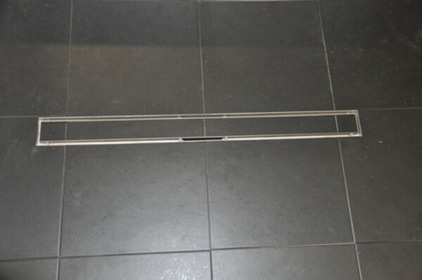 Wiesbaden tegelrooster voor douchegoot 50 x 7 cm RVS - Afbeelding 2