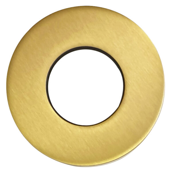 Star sifon rozet 32 mm x 65 mm geborsteld messing