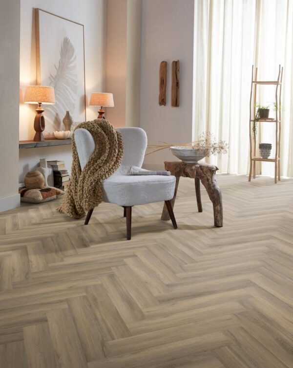 Spigato visgraat click SRC light brown - Afbeelding 3