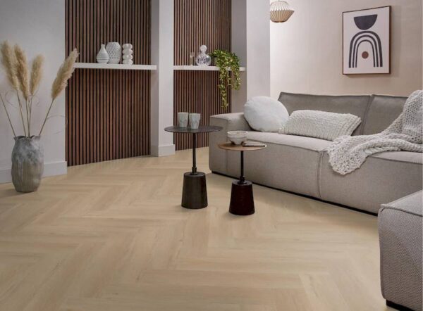 Spigato Vivero visgraat click SRC beige - Afbeelding 4