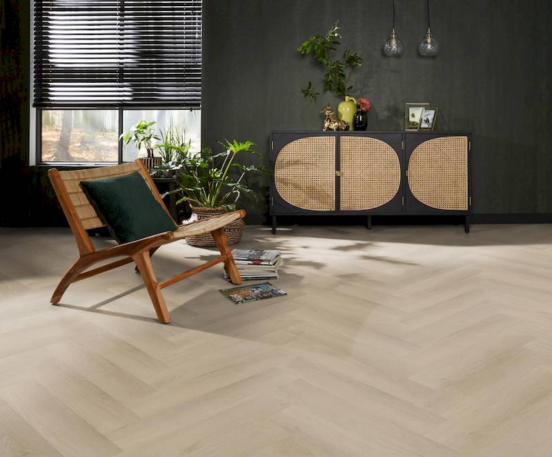 Spigato Navaro visgraat click beige - Afbeelding 13