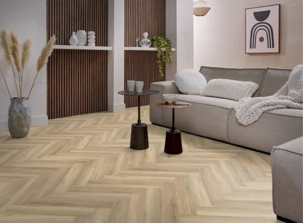 Spigato visgraat dryback beige - Afbeelding 4